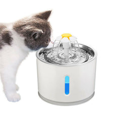 Cat Pet Water Fountain Dog Drinking Bowl Pet USB Automatic Water Dispenser Super Quiet Drinker Auto Feeder