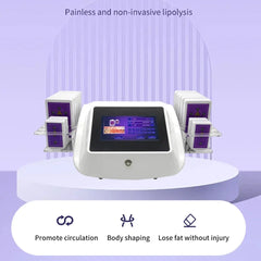 Portable Lipo Slimming Machine, 14 Pads, Anti-Cellulite, Fat Reduction, Firming & Lifting