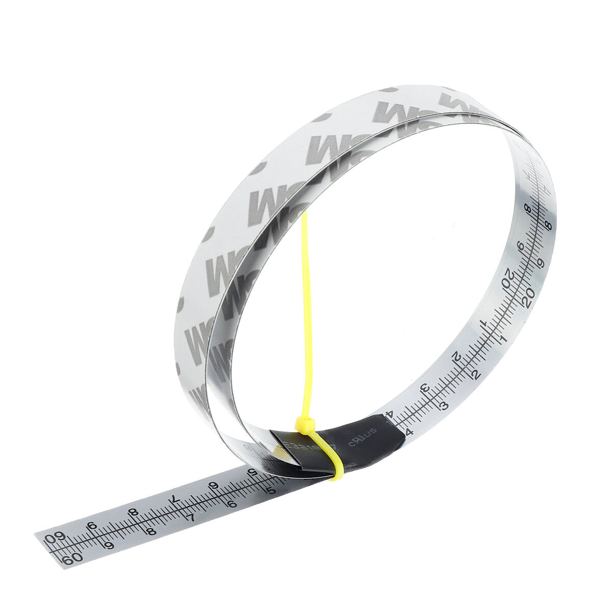 0.6-2.5M Stainless Steel Self Adhesive Metric Ruler Miter Track Tape Measure Miter Saw Scale