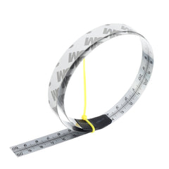 0.6-2.5M Stainless Steel Self Adhesive Metric Ruler Miter Track Tape Measure Miter Saw Scale