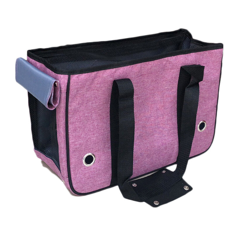 Canvass Material Pet Bag Portable Breathable Pet Bag Out Of The Portable Diagonal Backpack