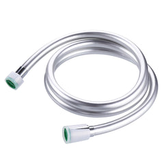 1.5m 1/2" PVC Handheld Shower Head Hose Thickened Flexible Extension Pipe 360 Rotatable Connector