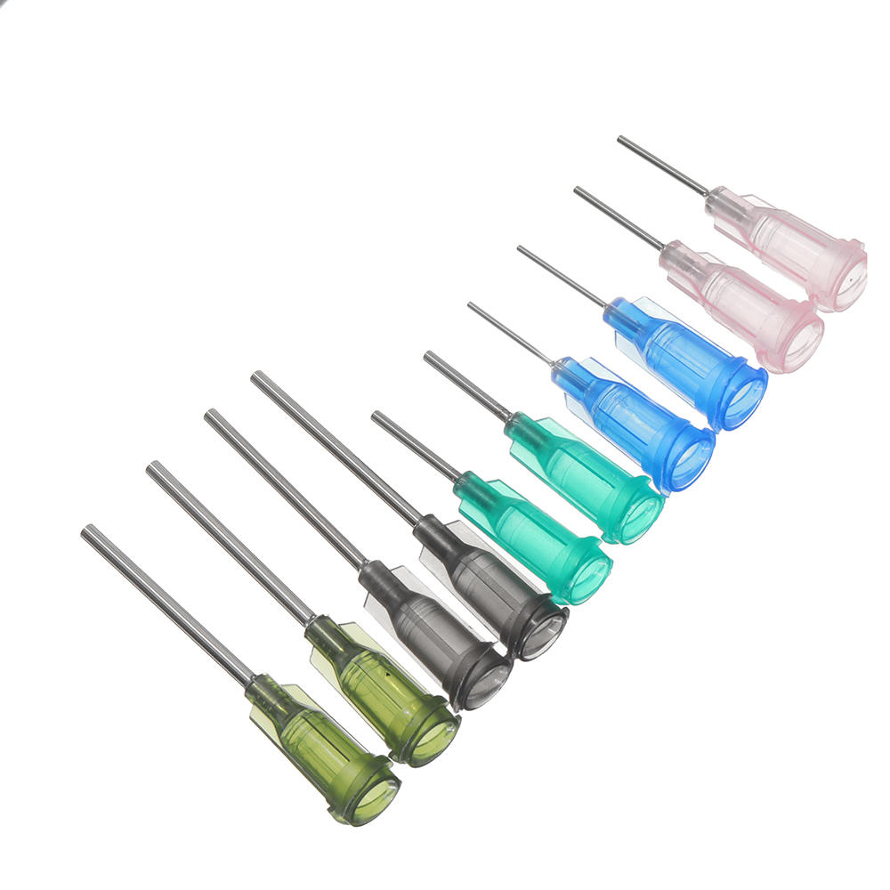 28Pcs/Set Dispensing Needle Kits Blunt Tip Syringe Glue Dropper Plastic Liquid Squeeze Bottle for Refilling and Measuring Liquids Industrial Glue Applicator