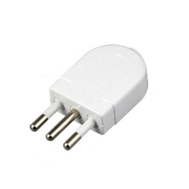 Italian Standard 10A/16A Small Italian Power Plug Male Socket Female Socket 3 Round Pin Converter Adaptor Detachable Italy Plug