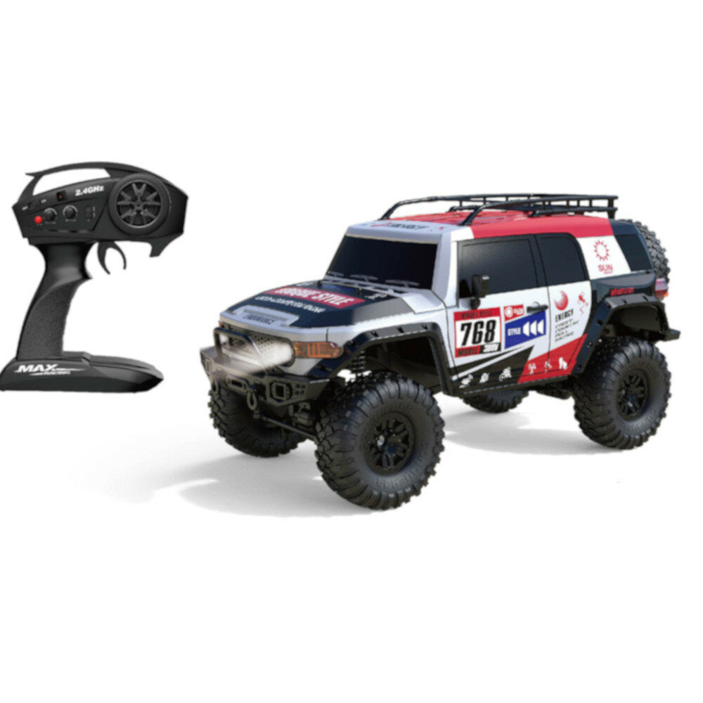 1/10 2.4G 4WD RC Car Full Proportional Rock Crawler Pickup Off-Road Truck Vehicles Toys