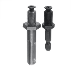 Round Shank Hexagonal Post Chuck Drill Bit High Carbon Steel Male Steel Shank Adapter Thread, With Screws, For Electric Hammer Adapter