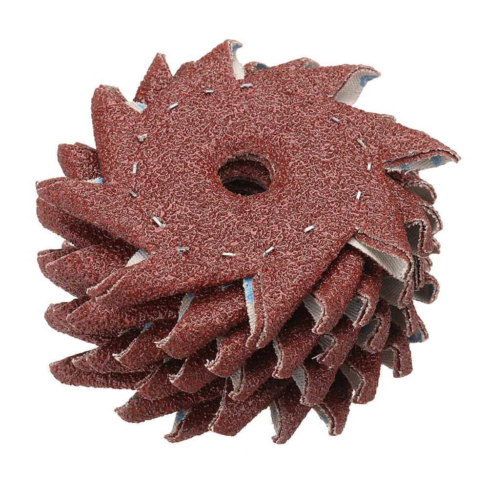 10Pcs 80/120/180/240/320 Grit Octagonal Abrasive Sandpaper Double Layer Sanding Buffing Tool