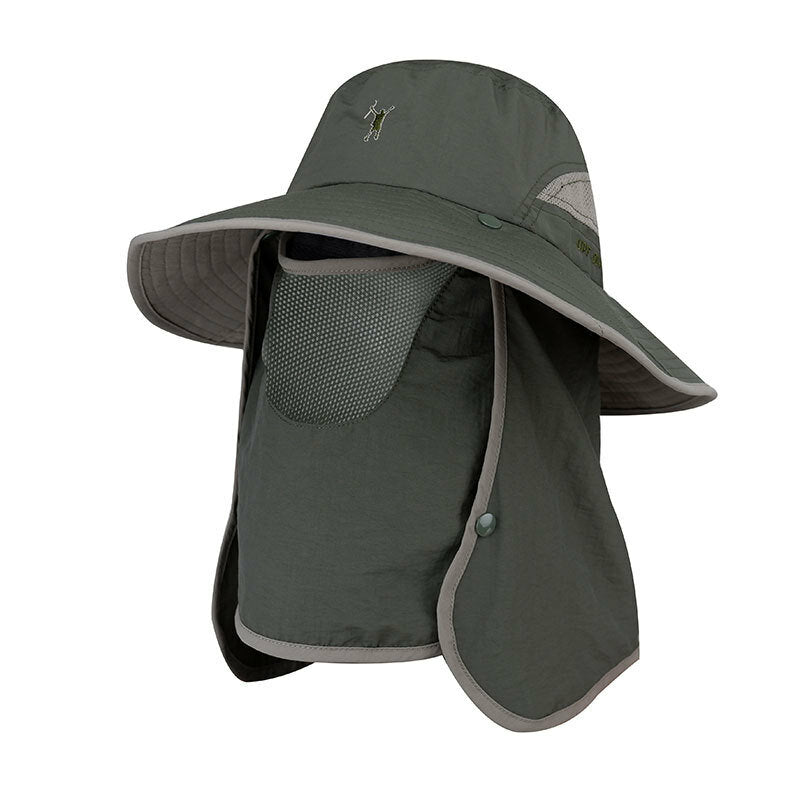 Sun Protection Cover Face Visor Outdoor Fishing Hat Summer Quick-drying Cap Breathable Hat Baseball Cap