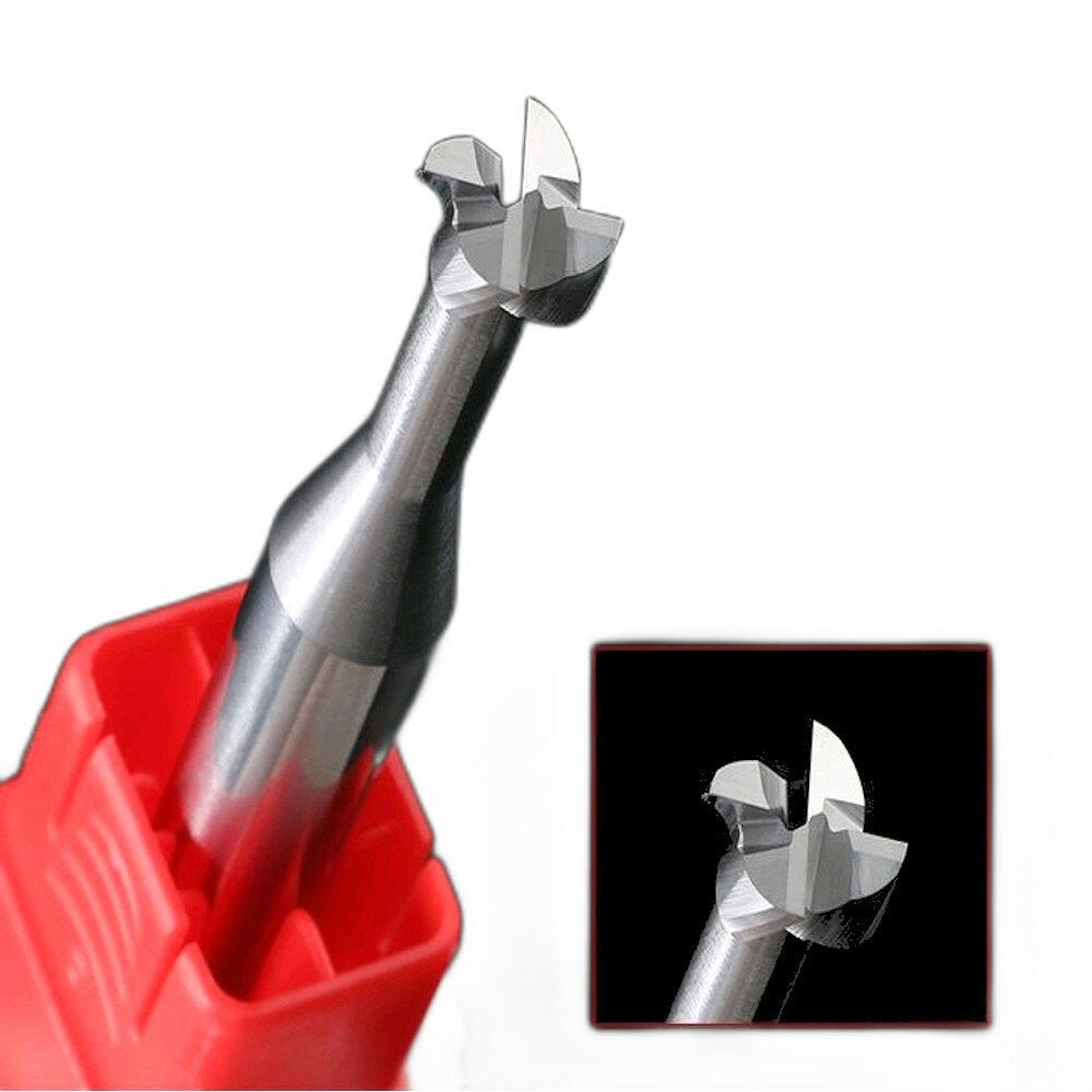 4-blade T-type Solid Carbide Milling Cutter CNC Bit Single-line End Line Single-tooth