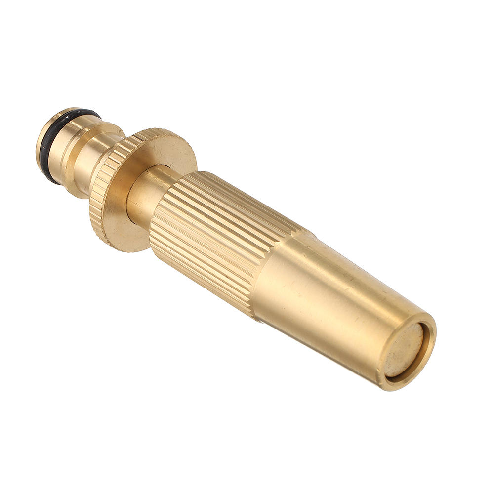 1/2'' Universal Adjustable Copper Straight Nozzle Connector Garden Water Hose Repair Quick Connect Irrigation Pipe Fittings Car Wash Adapter