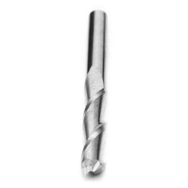 3.175mm 2 Flute 17mm Carbide Spiral Bit End Mill Router CNC Cutting Tool