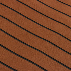 900x2400x5.5mm Dark Brown EVA Foam Teak Boat Flooring Sheet Yacht Synthetic Teak Decking Pad