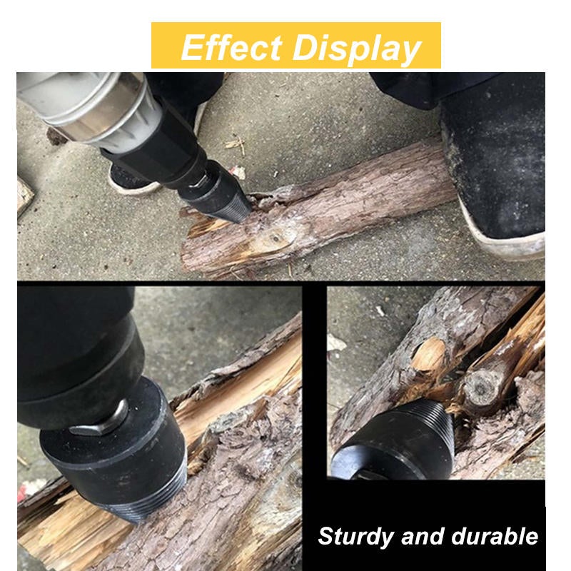 High Speed Wood Separator Spiral Cone Household Firewood Splitter Drill Bit