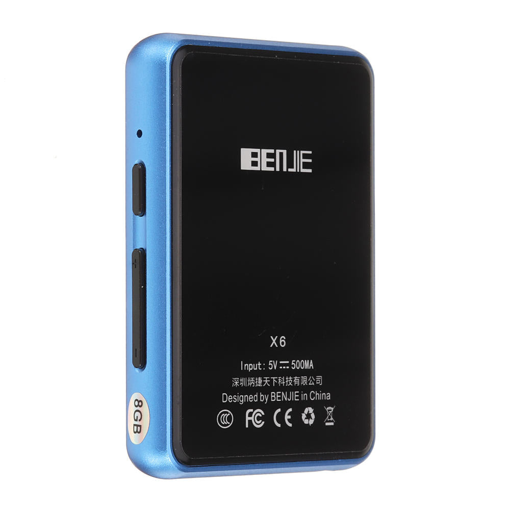 2.8 inch Full Screen 4GB 8GB 16GB Blue Lossless MP3 Player MP4 Video FM Radio E-book Built-in Speaker