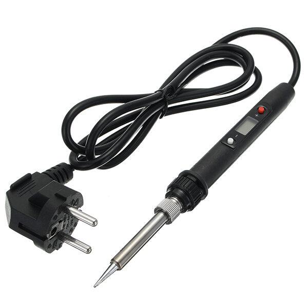 80W LCD Digital Thermostat Adjustable Lead Free Electric Soldering Iron Mini Soldering Station