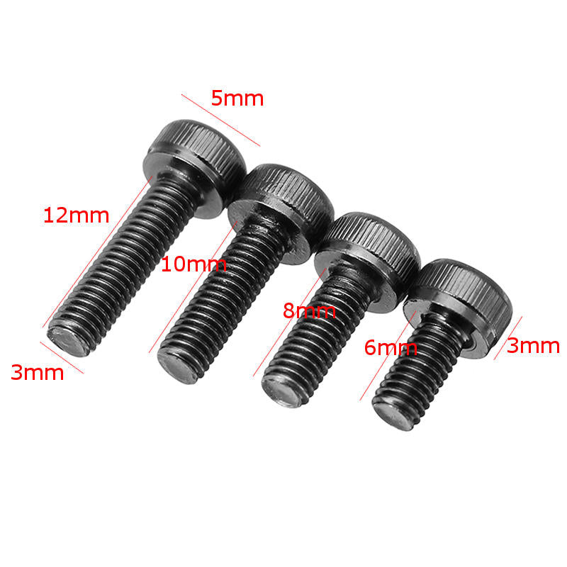 M3ASH1 10pcs M3 Hex Socket Cap Head Screws Alloy Steel Titanium Plated 12.9 Grade