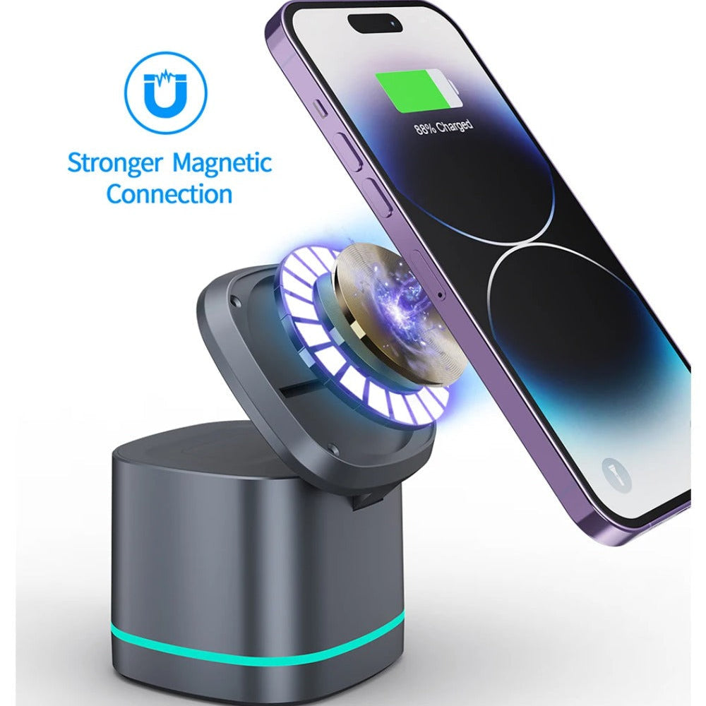 3-in-1 Magnetic 15W Wireless Charger Stand for iPhone 14/13/12, AirPods, Watch 8 SE