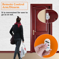 Wireless Door Window Entry Security Burglar Sensor Alarm PIR Magnetic Smart Home Garage System Remote Control