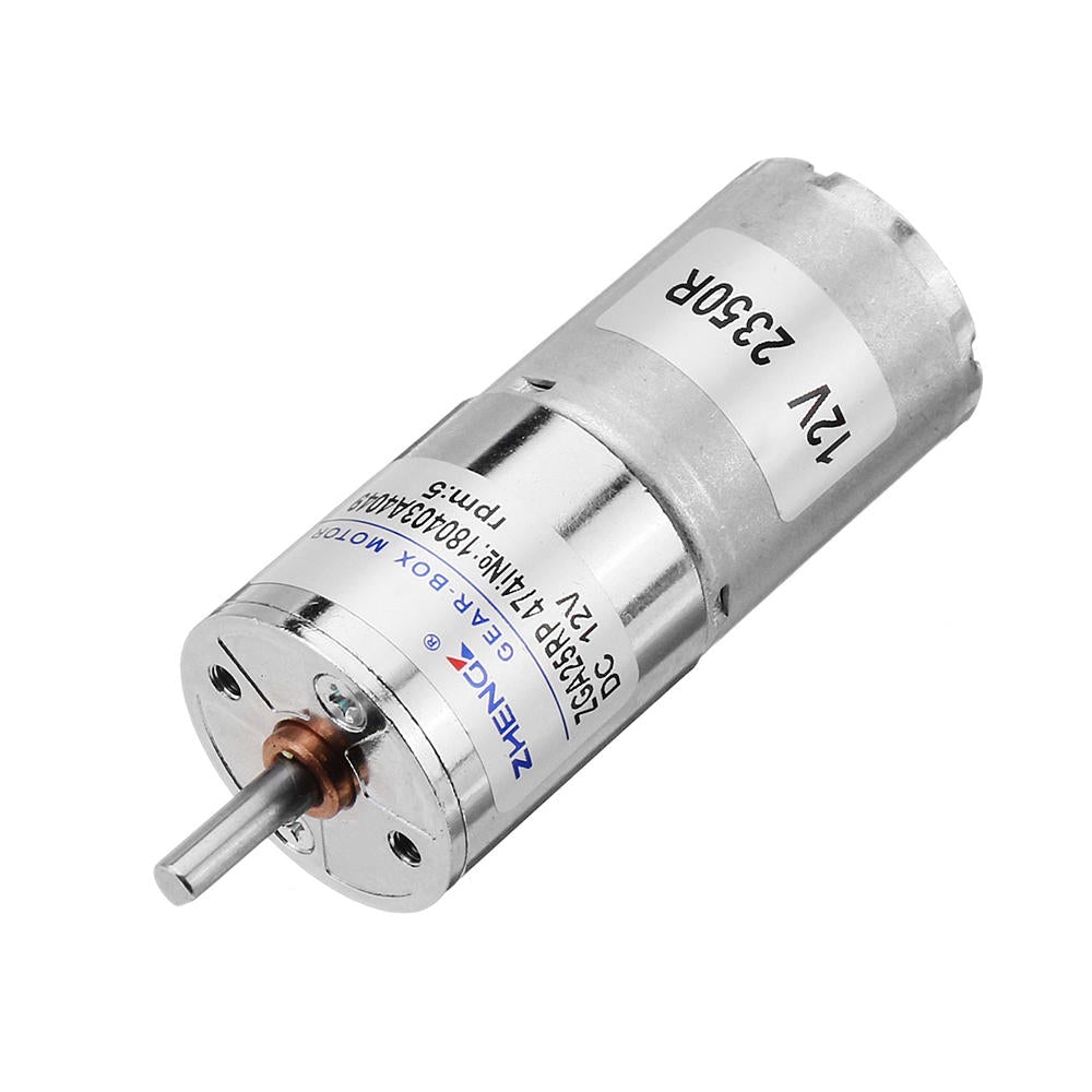 12V 5RPM Reduction Motor DC Gear Motor