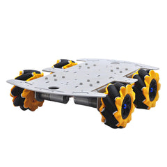 DIY 4WD Smart RC Robot Car Chassis Base With Omni Wheels