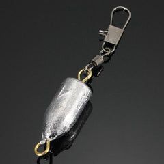 Fishing Sinker Fishing Rolling Swivel Sea Fishing Lead Weights Sinkers with Snap Swivels