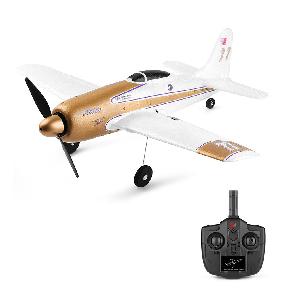 Rarebear F8F Fighter 380mm Wingspan 2.4GHz 4CH 3D/6G System EPP RC Airplane Beginner RTF