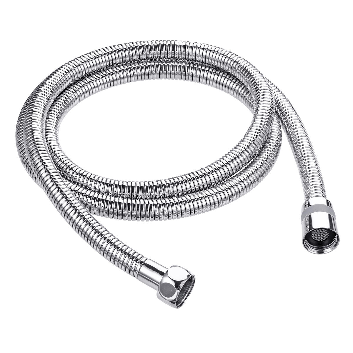 1.5m Flexible Handheld Shower Head Hose Dense Structure Stainless Steel 360 Rotatable Connector