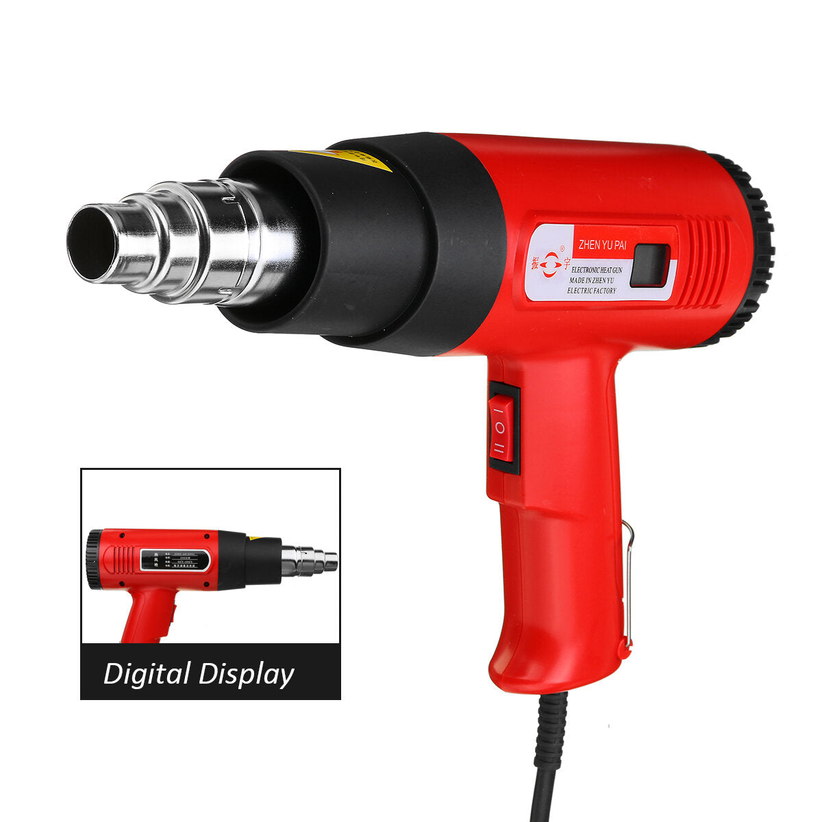 1600W/2000W Industry Grade Plastic Welding Hot Air Torch Machine Adjustable Temperature Tool