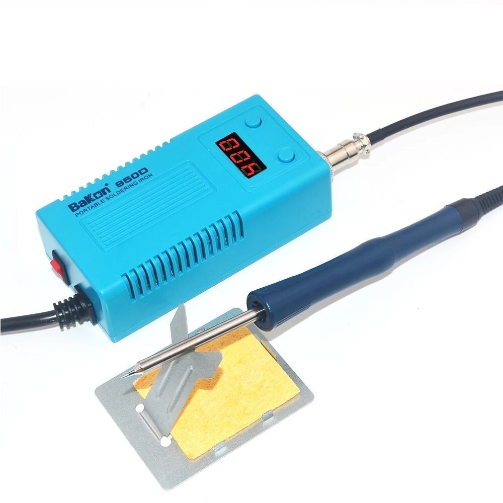 110V/220V 75W Mini Portable Digital BGA Soldering Station Soldering Iron with T13-I Tip for FX-951/936+Solder Wire