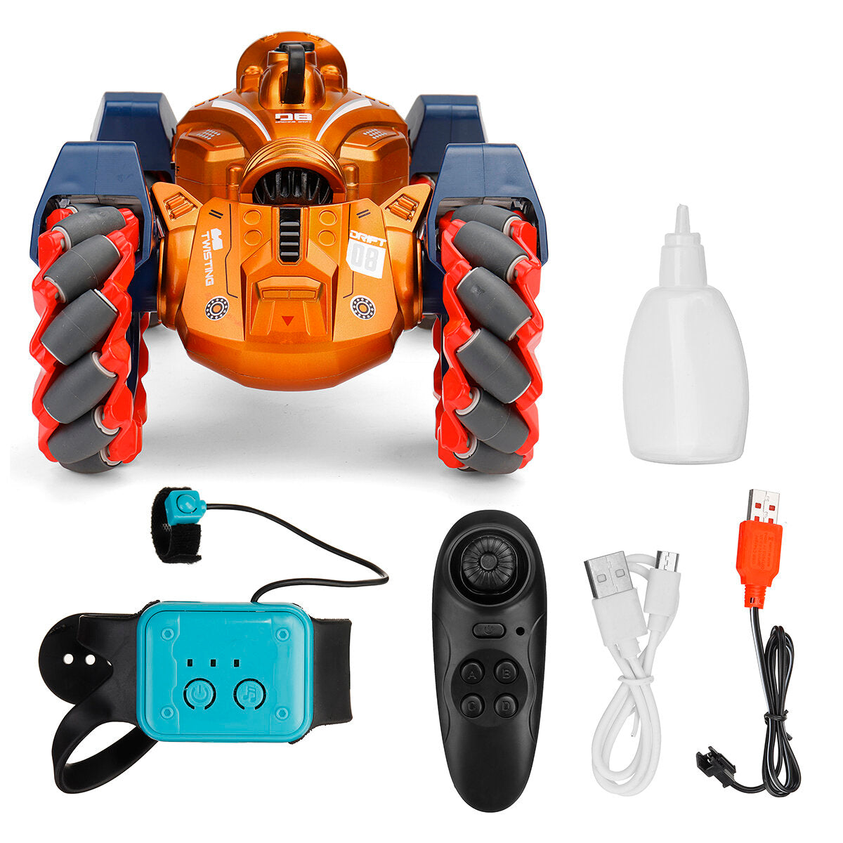 RC Stunt Car 4WD With Spray Toy Off-Road Remote Control Gesture Sensing Kid Gift