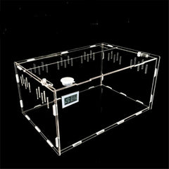 Turtle Tank Reptile toxic Large Acrylic Breeding Cage Non Fish Tank