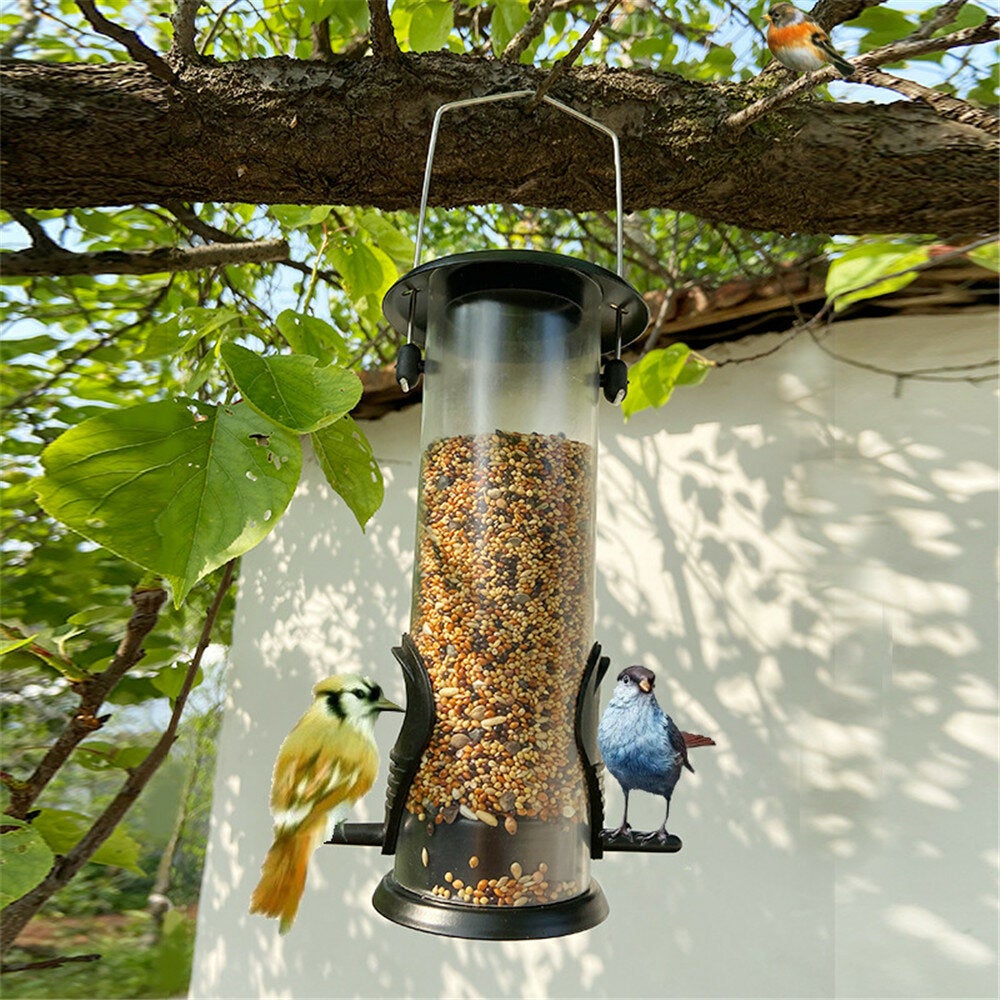 Hanging Wild Bird Seed Feeder Bird Feeding Tool Garden Paddock Outdoor Decoration Pet Supplies Bird Tableware Bird Feeder