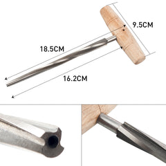 Violin Reamer Violin Peg Tools Violin Peg Hole Reamer Spiral Cut Reamer 3/4 4/4 Violin Luthier Tools