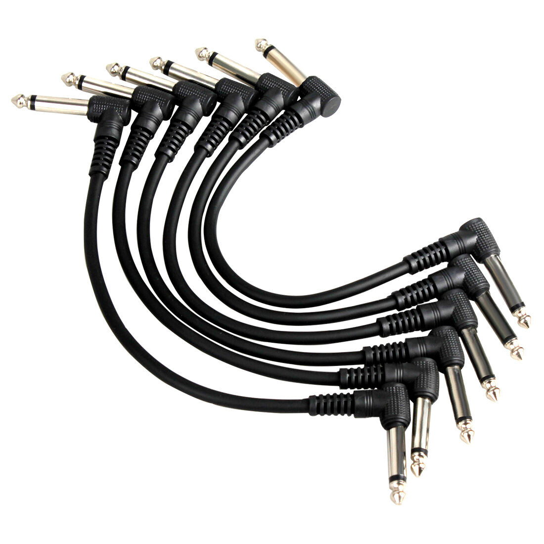 A Set of 6 Effect Device Connection Lines for Musical Instrument Accessories