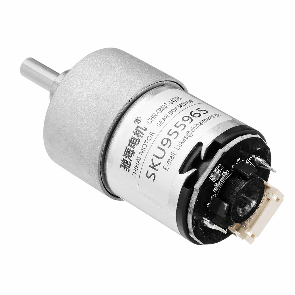 DC 12V 330rpm Encoder Motor Gear Motor 11W Permanent Magnet Motor