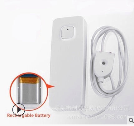 WiFi Smart Home Water Leakage Sensor Rechargable APP Notification Water Level Detector Alarm House Remote Control