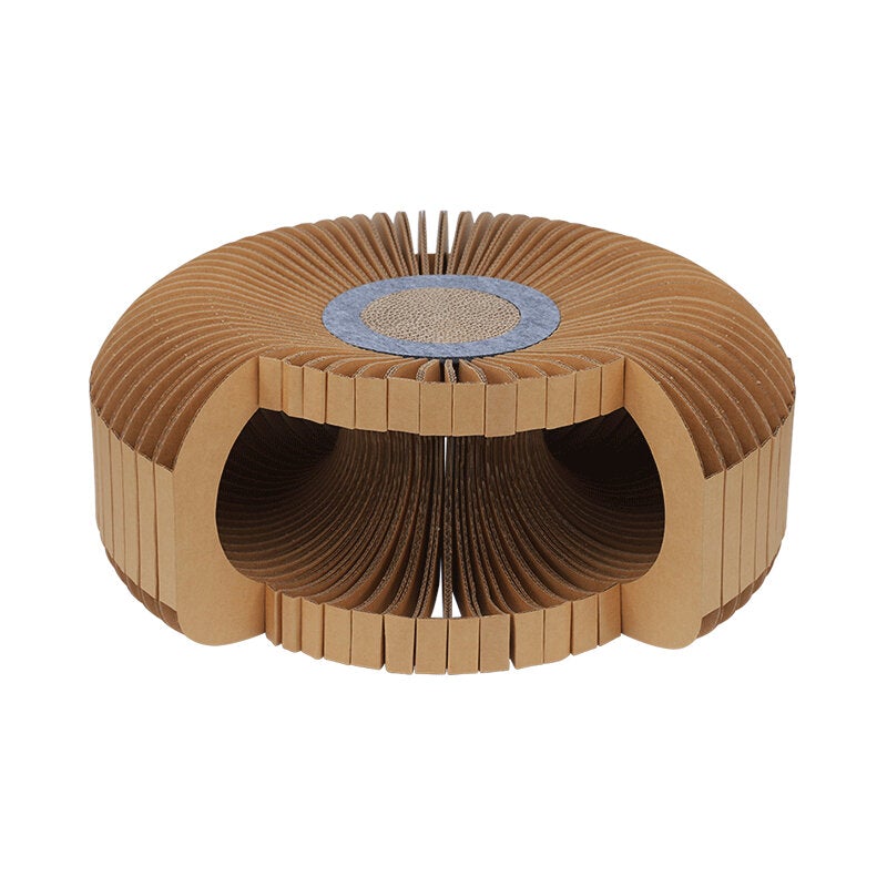 Cat Scratcher Assembly DIY Corrugated Cardboard Cat Scratcher Toy