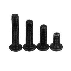 50Pcs M5 10.9 Grade Carbon Steel Hex Socket Cap Head Screw 6-40mm Optional Length