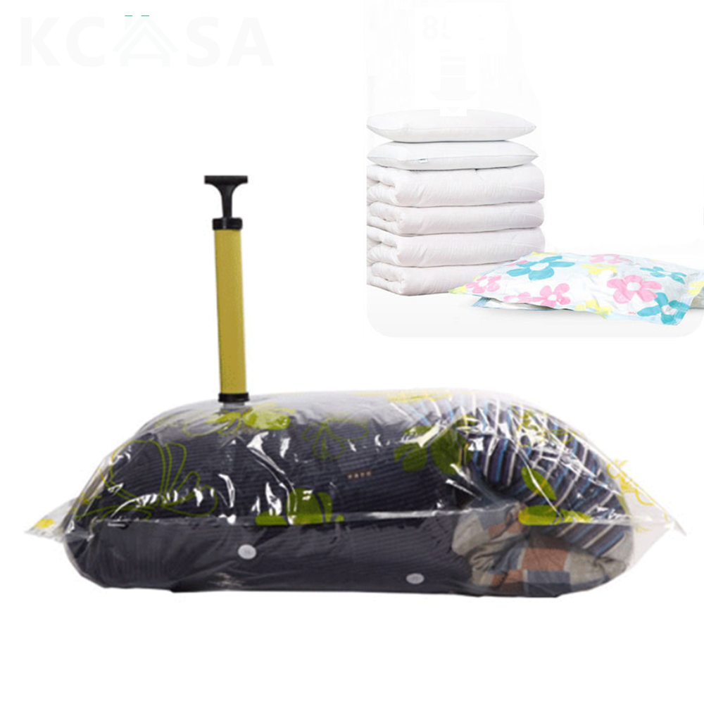 Vacuum Compress Bag Vacuum Storage Bag Save Space Saving Seal Quilts Clothes Holder Organizer