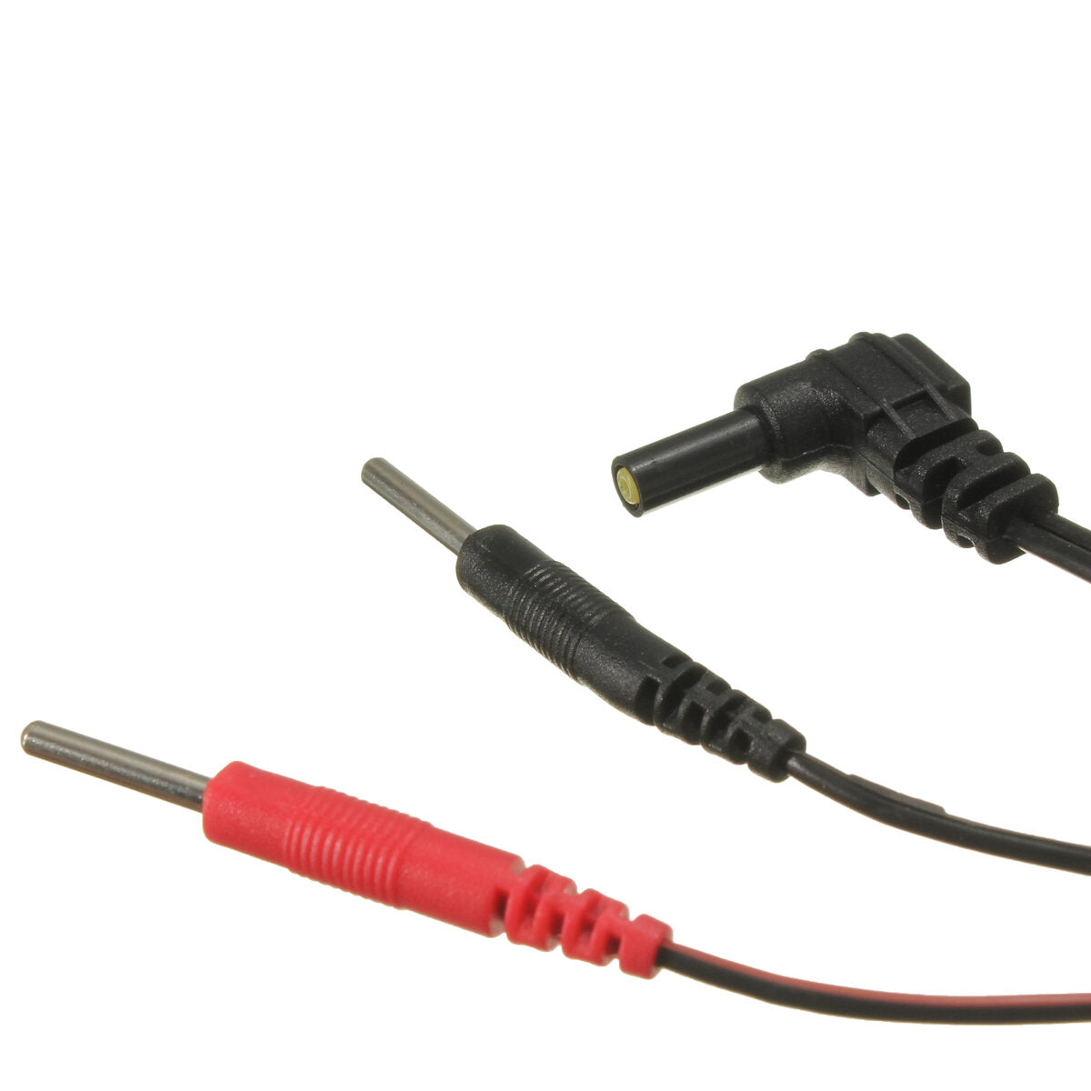 2pcs Standard Electrode Pad Lead Wires Standard Pin Connection For Tens/Ems Machines