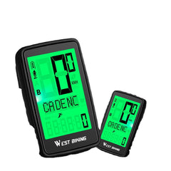 Bicycle Cadence Stopwatch Full Screen Backlight Waterproof USB Charging Bike Computer Bicycle Speedometer For MTB Road Bike