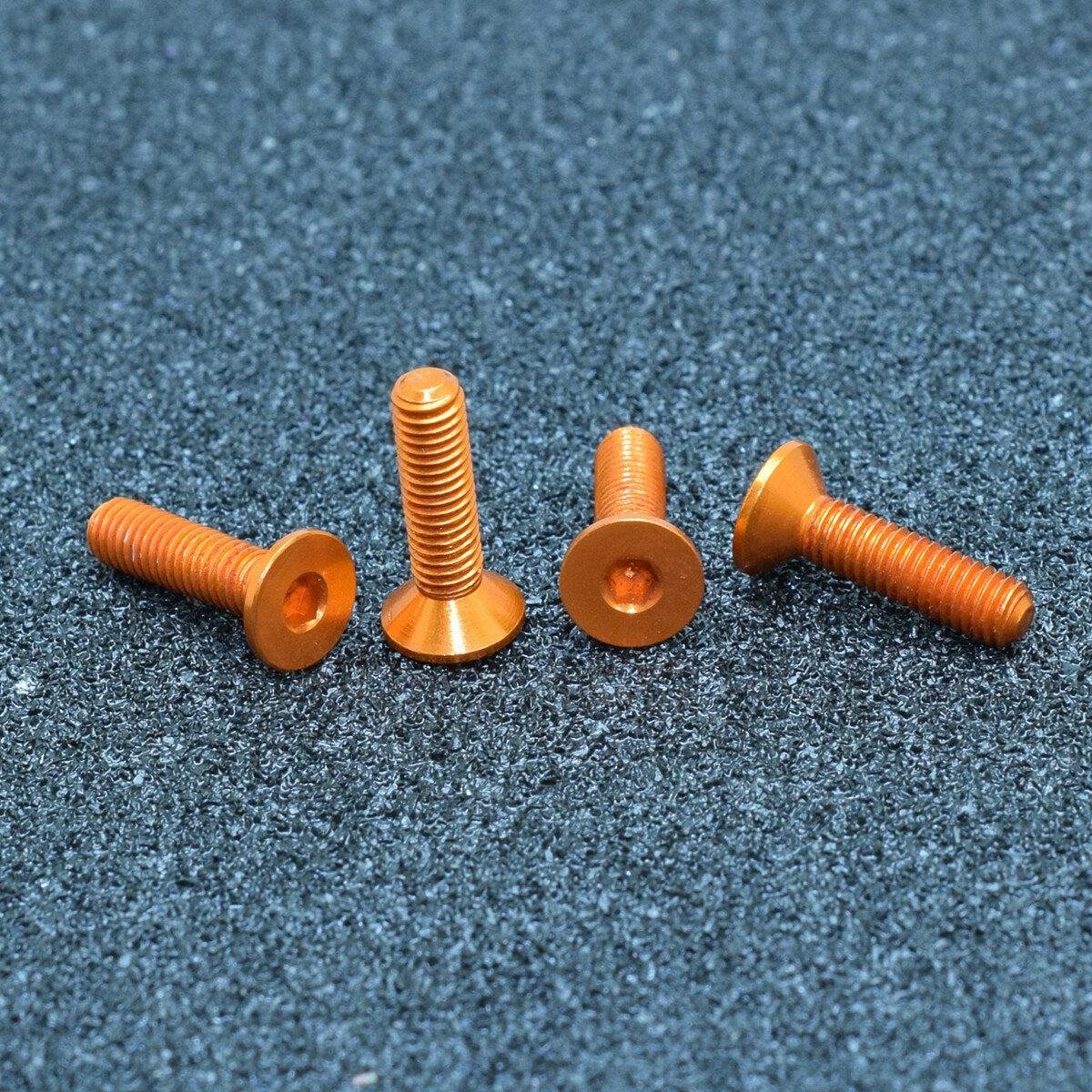 10Pcs M3x14mm Flat Countersunk Head Hex Socket Screw 7075 Aluminum Alloy Metric Bolt Screws