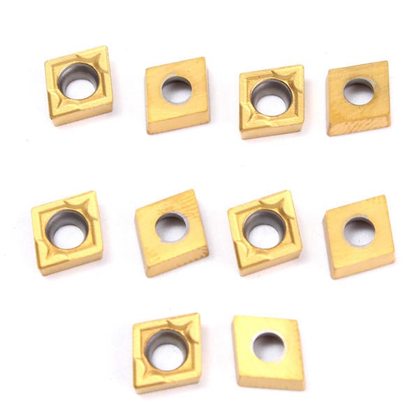 Lathe Boring Bar Turning Holder with 10pcs CCMT060204-HM Inserts