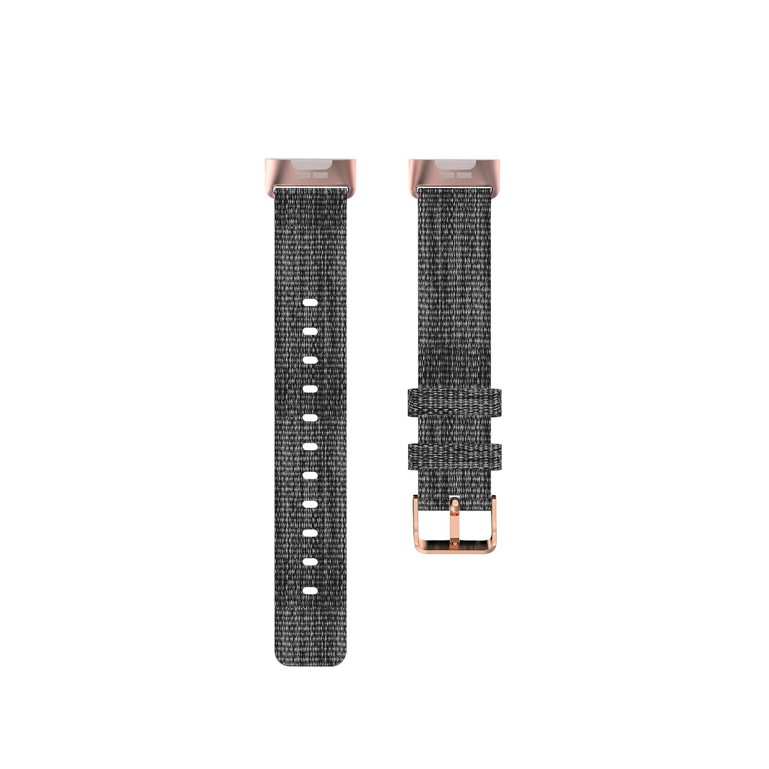 Canvas Woven Smart Watch Band Replacement Strap For Fitbit Charge 3/4