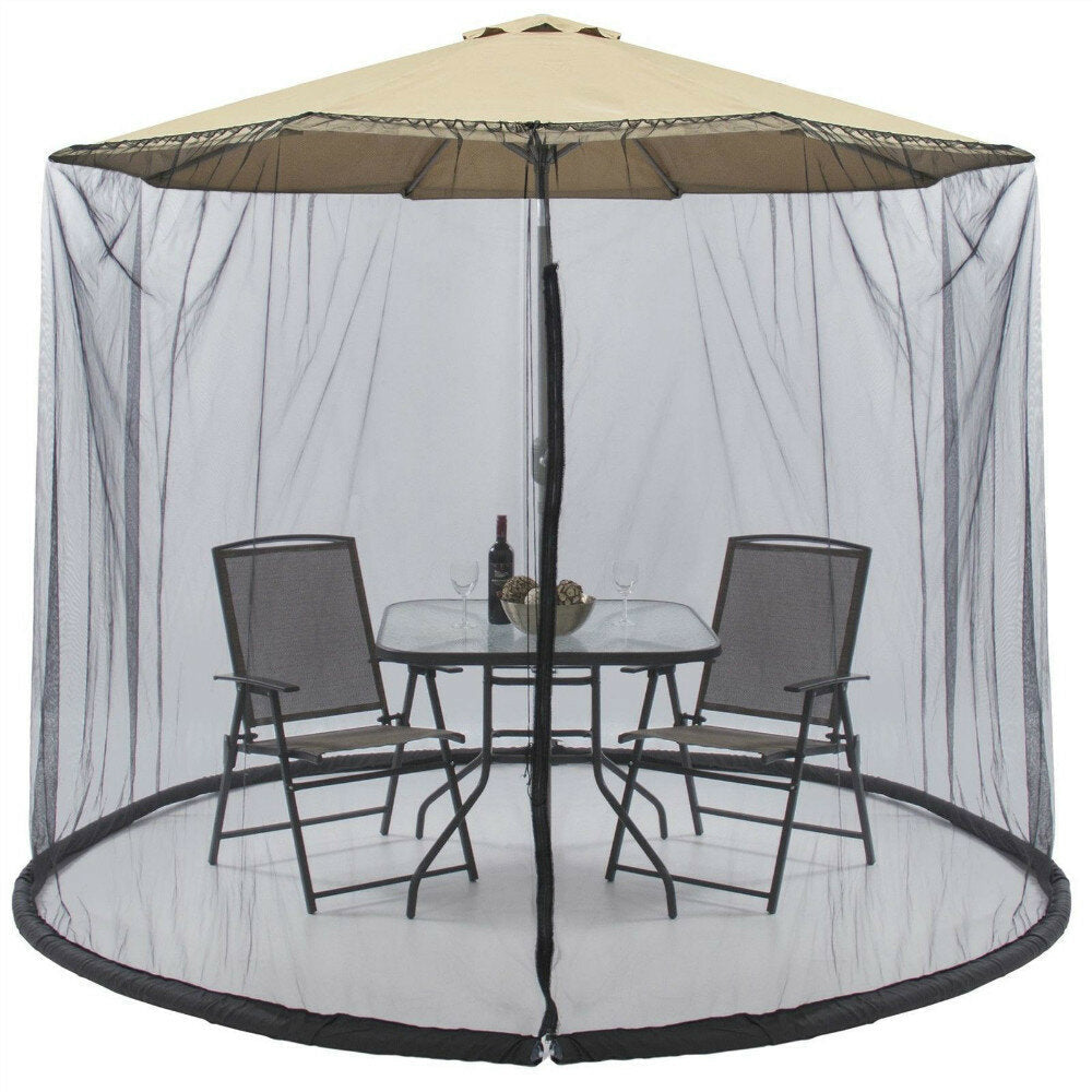 300x230cm Patio Umbrellas Mesh Net Tables Picnic Net Cover Install Anti-mosquitoes Net