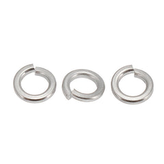 100Pcs M3 304 Stainless Steel Split Lock Washers Spring Washers