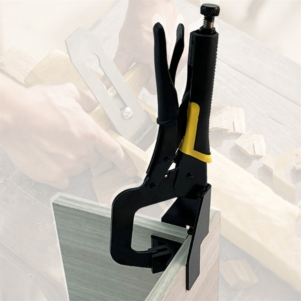 90 Degree Woodworking Clamp - Quick Fix Right Angle & Oblique Hole Locator