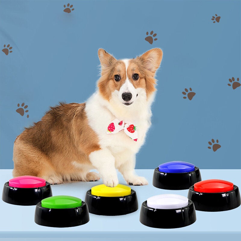 ABS Puzzle Pet Communication Button Environmental Protection Ringging Tone