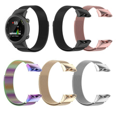 Metal Mesh Belt Replacement Strap Smart Watch Band For Garmin Forerunner 45/45S