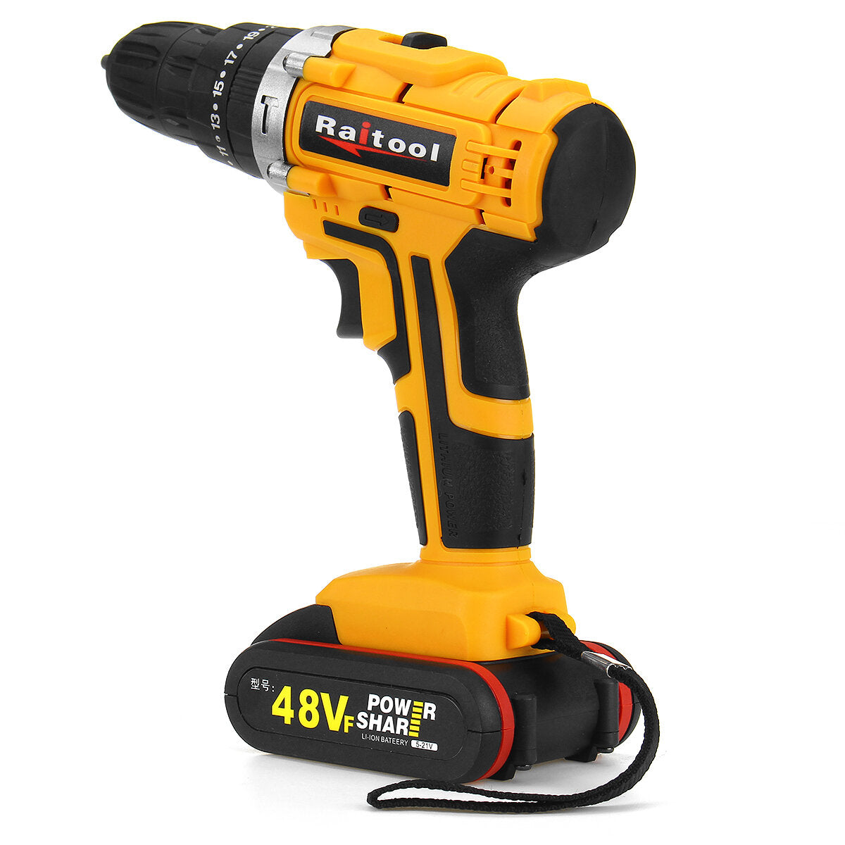 48VF Cordless Electric Impact Drill Rechargeable 3/8 inch Drill Screwdriver